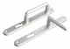 Manilla de Aluminio Visalock Europerfil Fijo-Movil 3482
